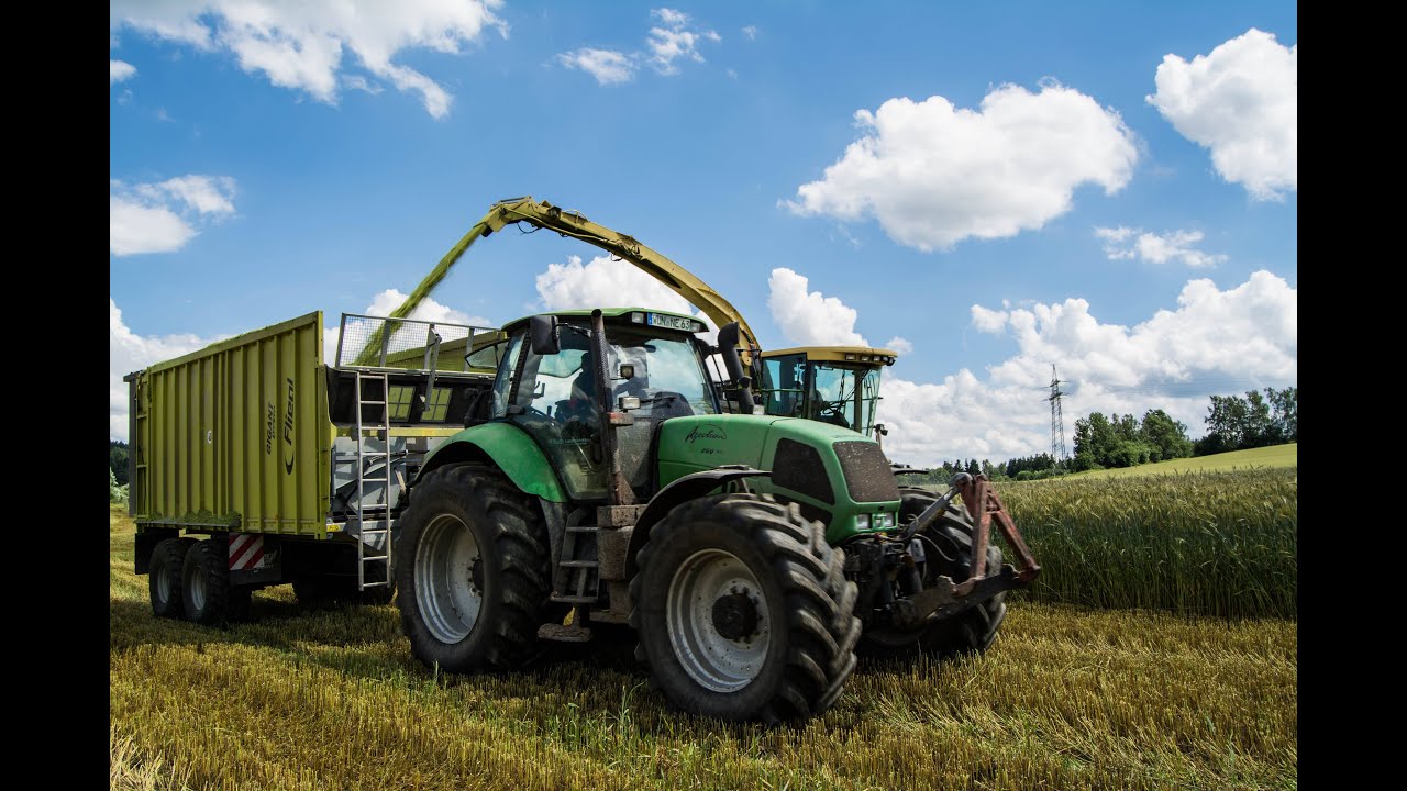 Gps häckseln 2016 || Krone BigX 1000, Deutz Agrotron 260 MK3, Fendt Vario 820