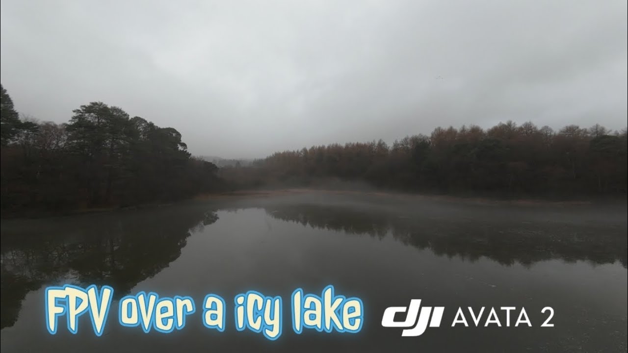 FPV over an Icy lake 
