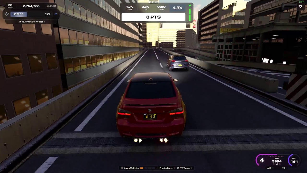 Swimming in a bmw no hesi