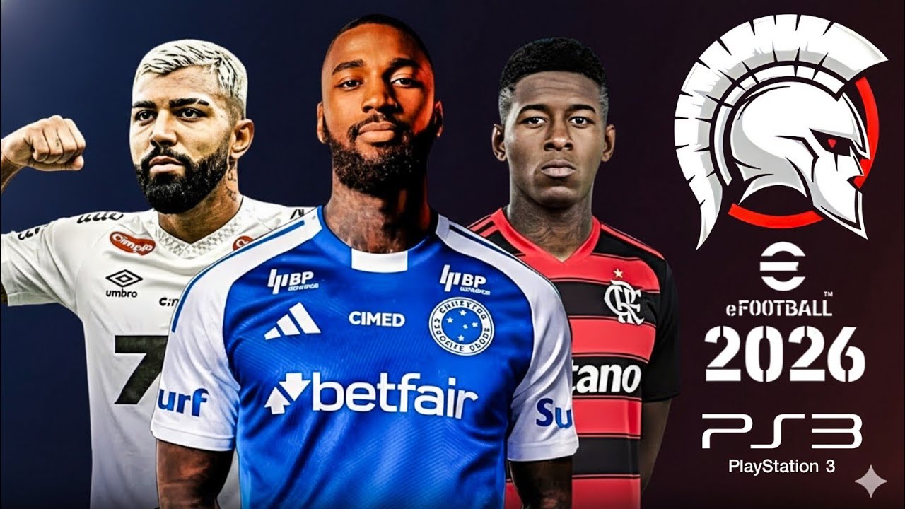 PES 2026 PS3 GLADIADORES PATCH 2.00 BAIXAR e INSTALAR 