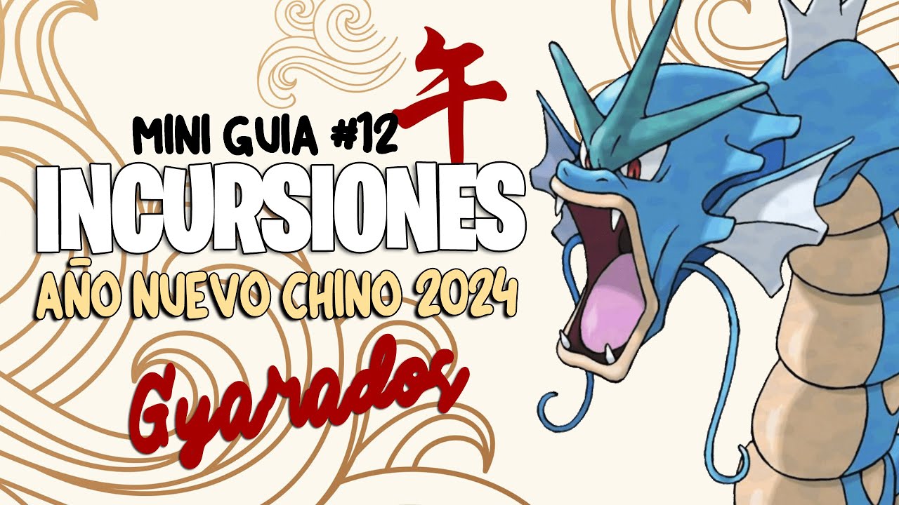 MINI GUIA RAIDS INCURSIONES FINAL #12 GYARADOS 🏮 DATOS Y UBICACIONES EVENTO AÑO NUEVO CHINO  PokeMMO