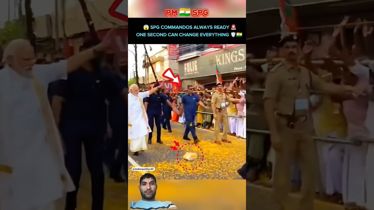 PM Modi Security🛡️😱SPG Commando Always Ready🚨One Second Can Change Everything🛡️🇮🇳#youtubeshorts