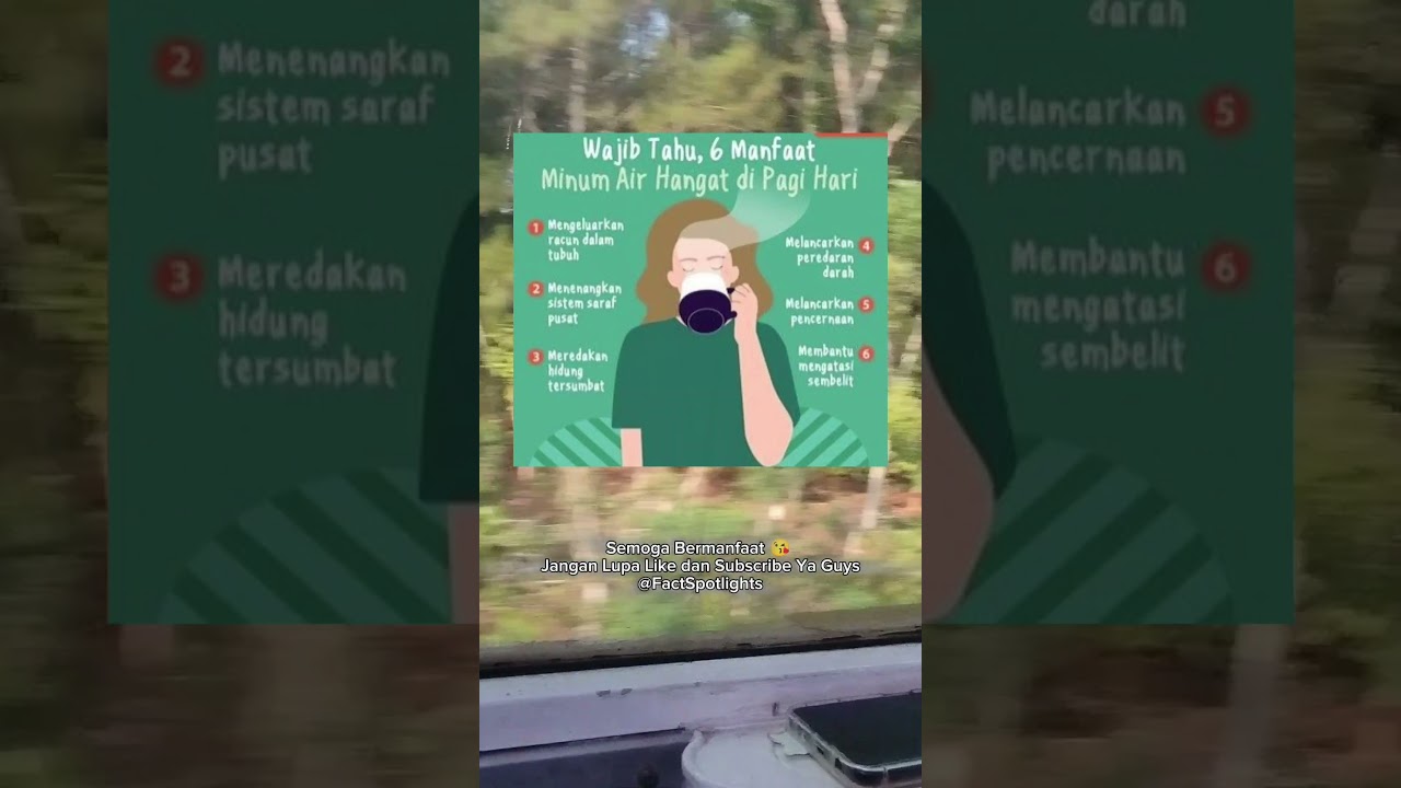 Manfaat Minum Air Hangat Di Pagi Hari #fakta #faktamenarik #faktamenarik #airhangat
