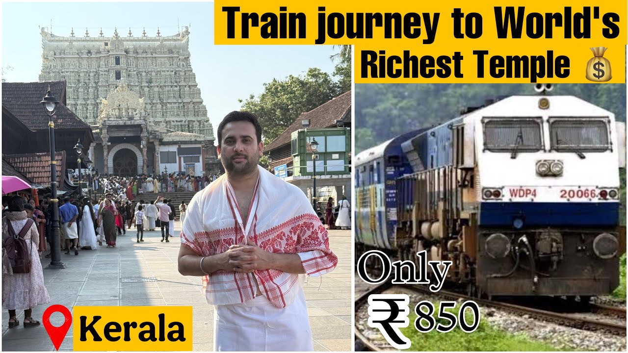 Train to Padmanabhaswamy Temple | Bangalore to Trivandrum train journey | 12257 Garibrath express