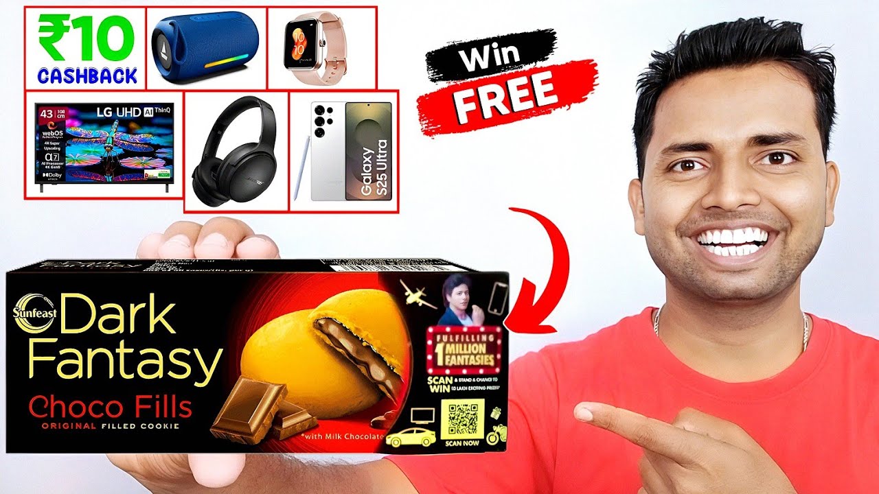 Sunfeast Dark Fantasy 1Million Fantasies Offer - Win ₹10, Mobile, Speaker, TV, Car, Bike ✅✅ 