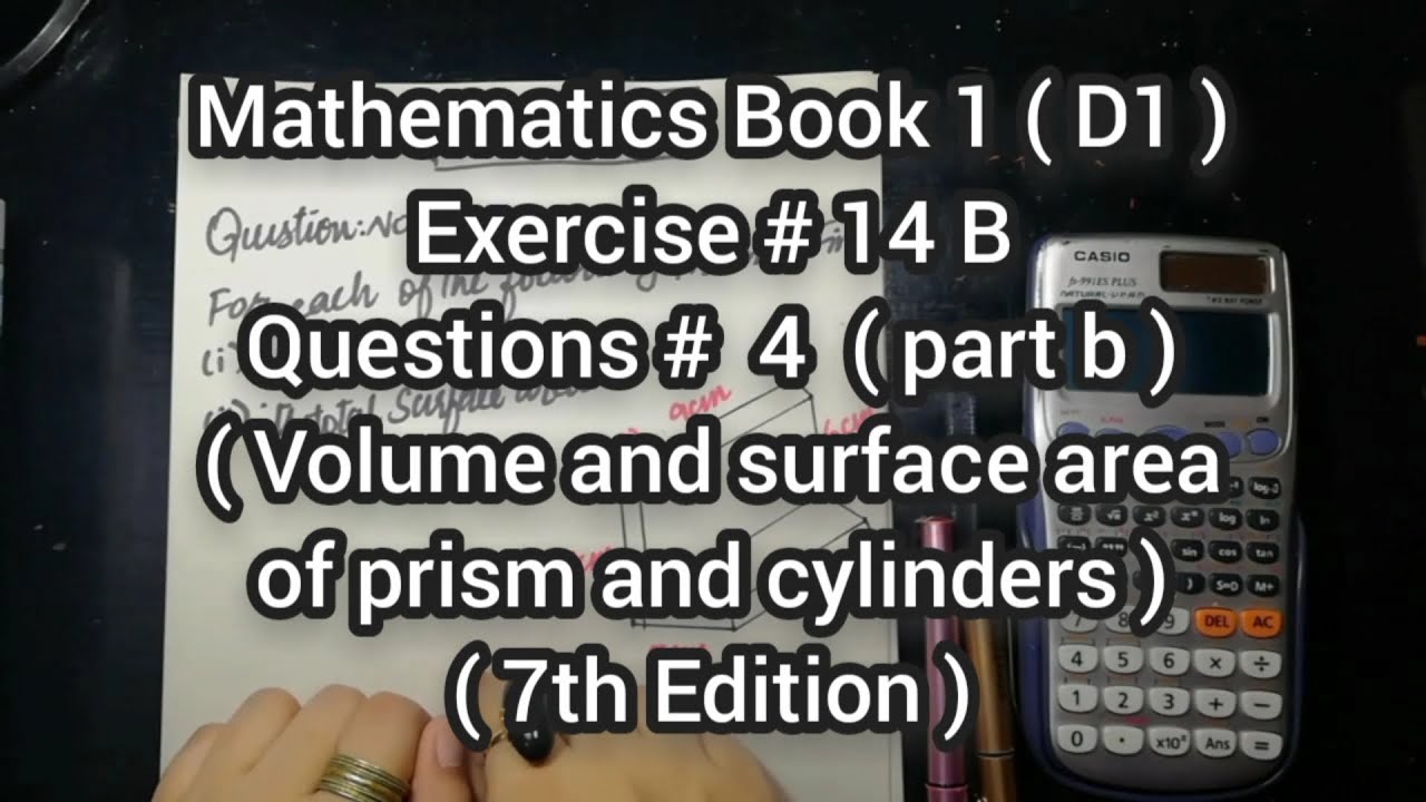 Mathematics Book 1 (D1) | New Syllabus | 7th Edition | Ex # 14 B | Q # 4 part ( b ) | in Urdu Hindi
