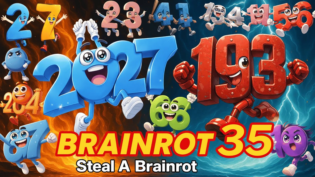 BRAINROT ANIME OPENING EP35 feat. Steal Number Family Brainrot Character | Official Music Video