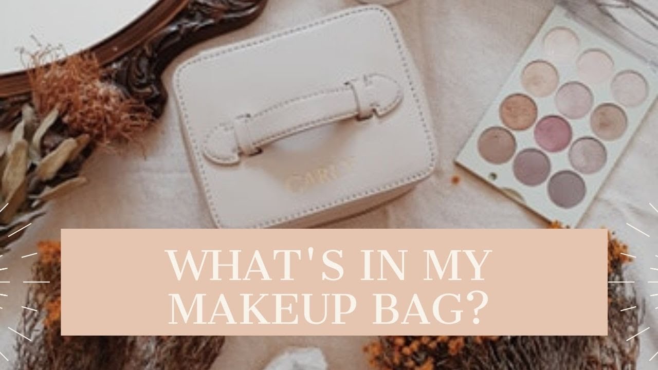WHAT'S IN MY MINIMAL MAKEUP BAG? Natural beauty essentials | UPDATED! 🌈