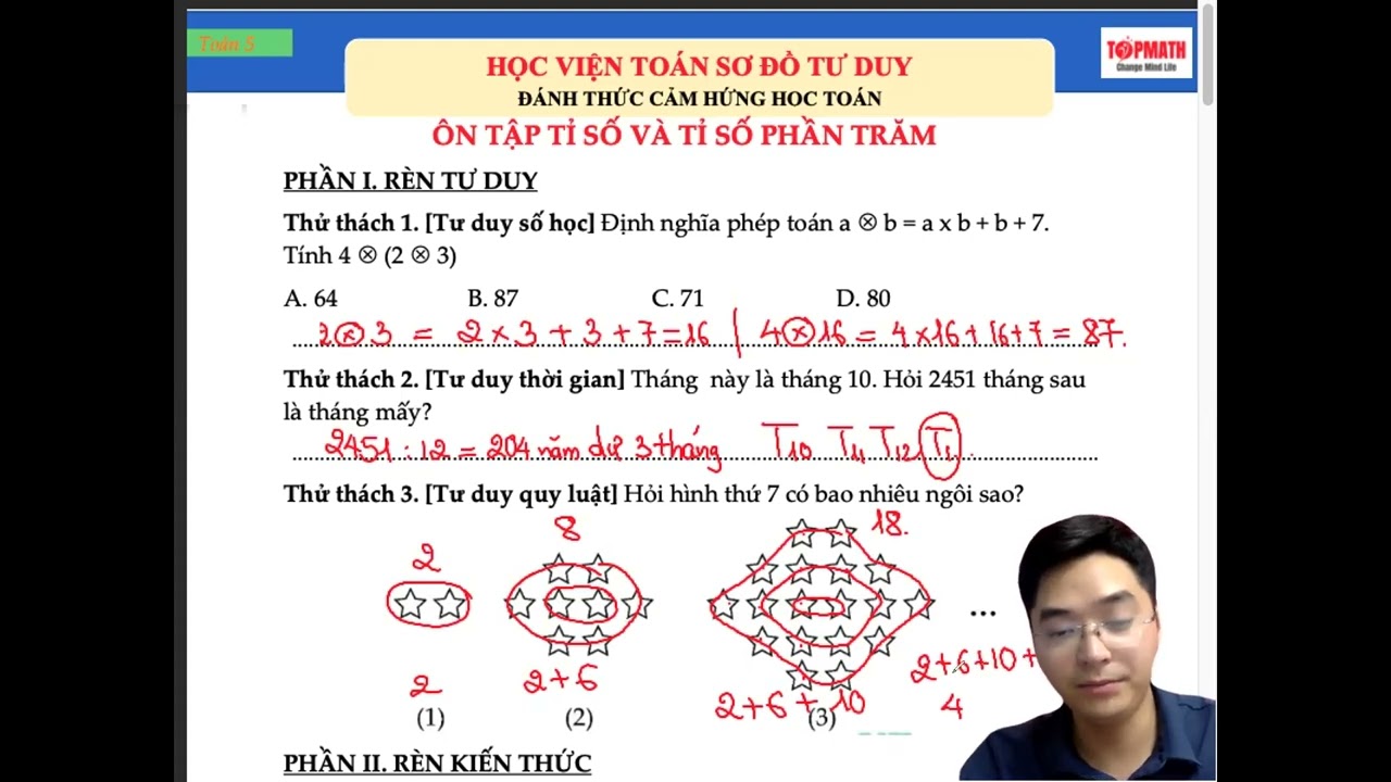 Toán 5 - Ôn Tập Tỉ Số, Tỉ Số Phần Trăm [Cực Hay] |Thầy Sơn TopMath