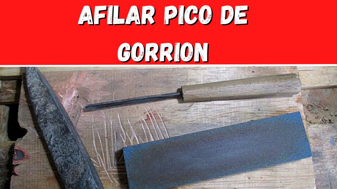 Como afilar gubia en v