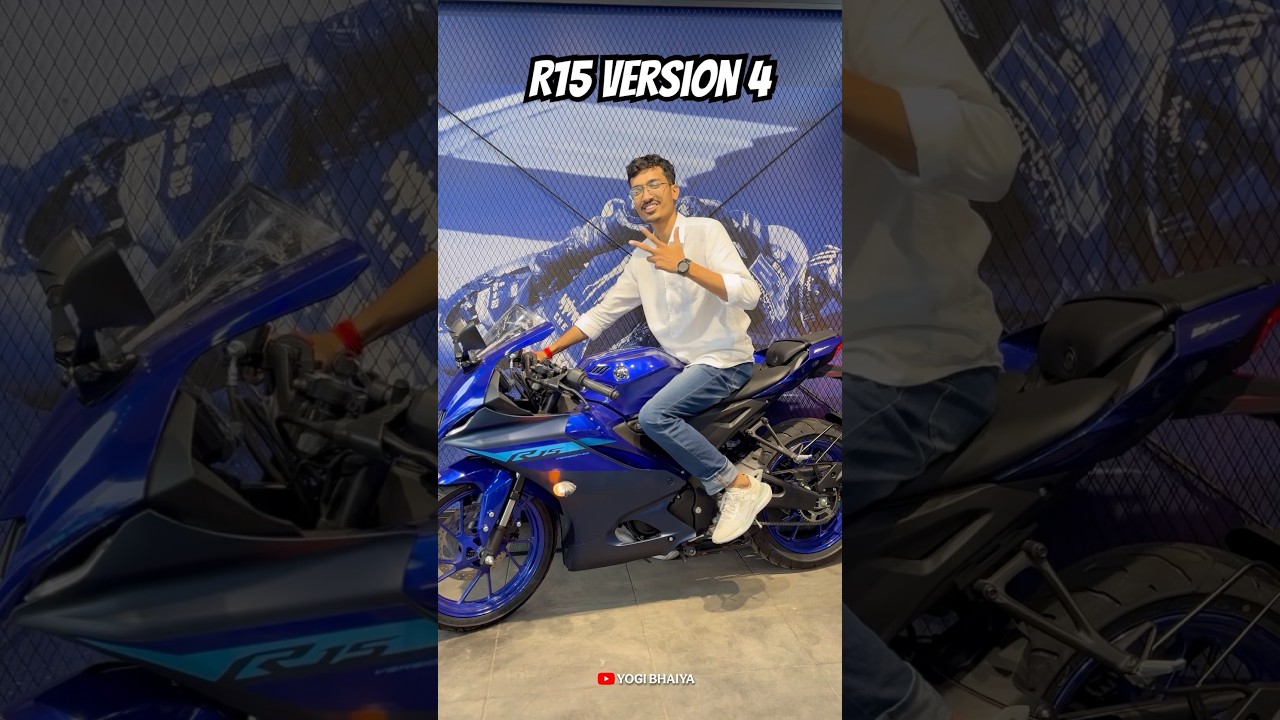 2025 Yamaha R15 Version 4 #automobile #rider #bike #r15 #duke200 #motorcycle #yogibhaiya #bullet