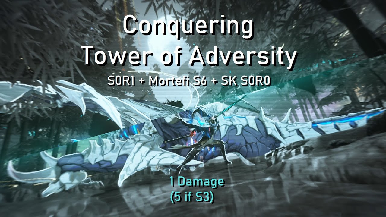 S0R1 Qiuyuan Main DPS vs ALL of NEW Tower of Adversity (Hazard/Middle Tower)