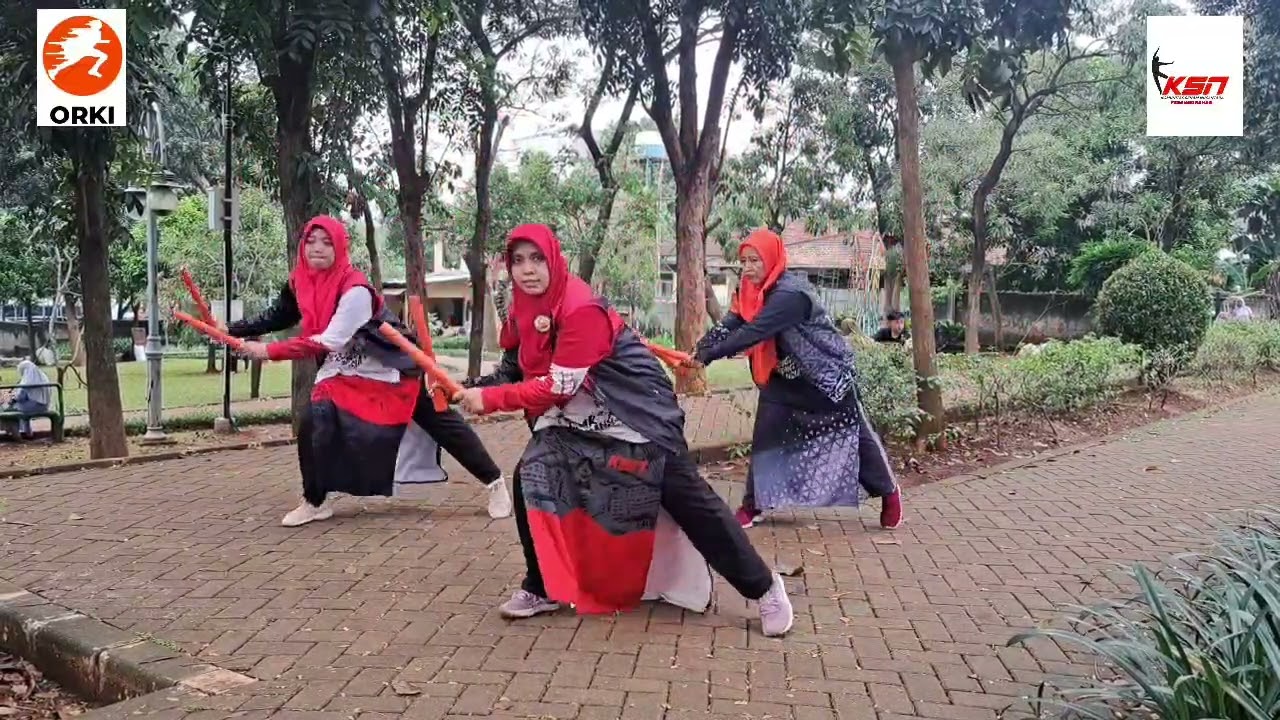 senam stik cardio edisi 17an KSN PESANGGRAHAN #ksnpesanggrahan