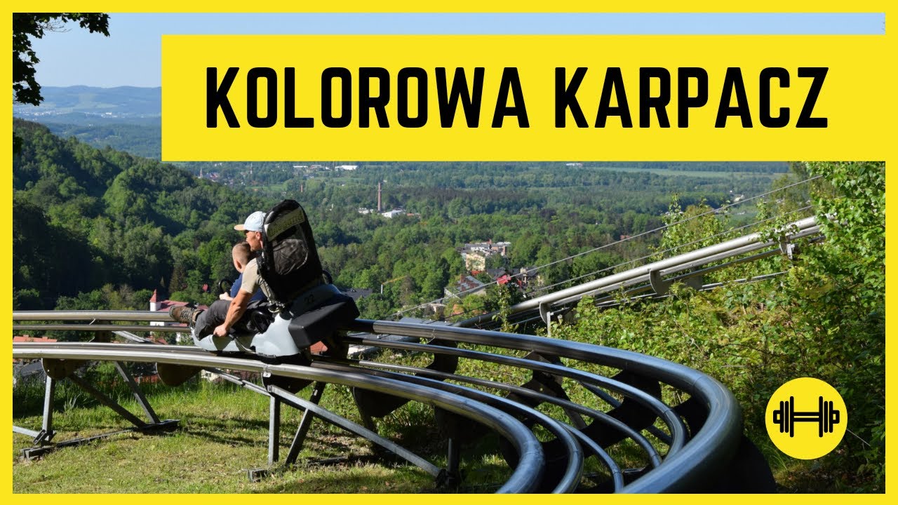 Karpacz - Kolorowa - Cały Przejazd - Letni Tor Saneczkowy