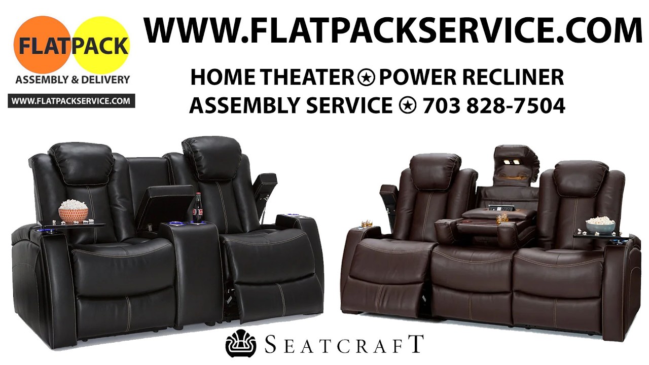 🟩🟪$99 HOME THEATER SEATING ASSEMBLY / INSTALLATION SERVICE ✪ @flatpackservice ✪ 301 971-7219 ✪