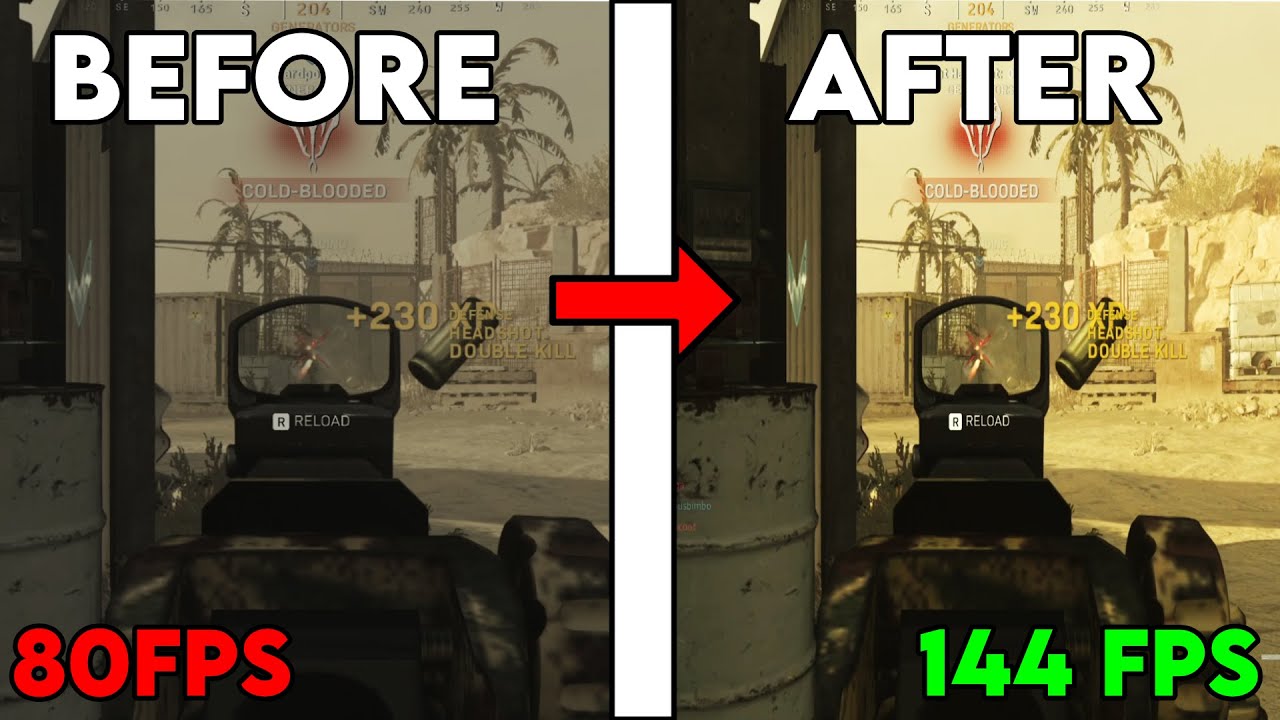 THE BEST PC Settings For COD MODERN WARFARE 2019: *BOOST FPS* in Call Of Duty MW (2021 Update) +200