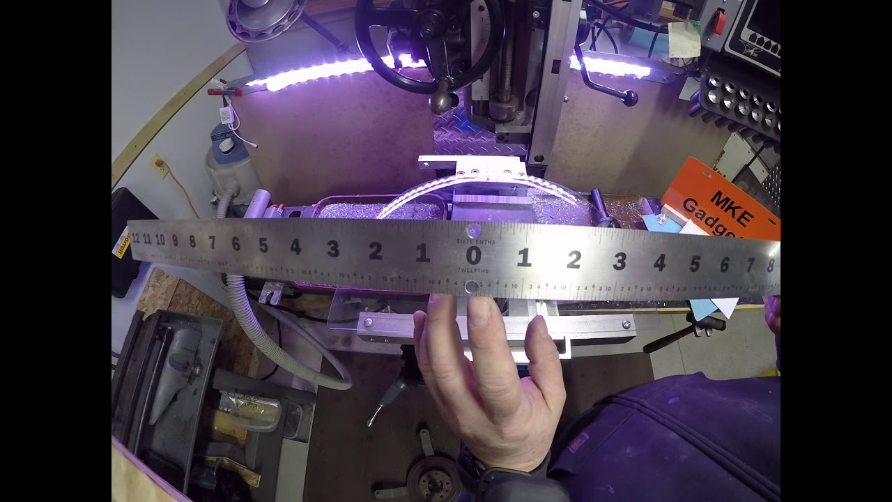 DIY Chip Shield for Bridgeport Mill @ MKE Gadgets #31