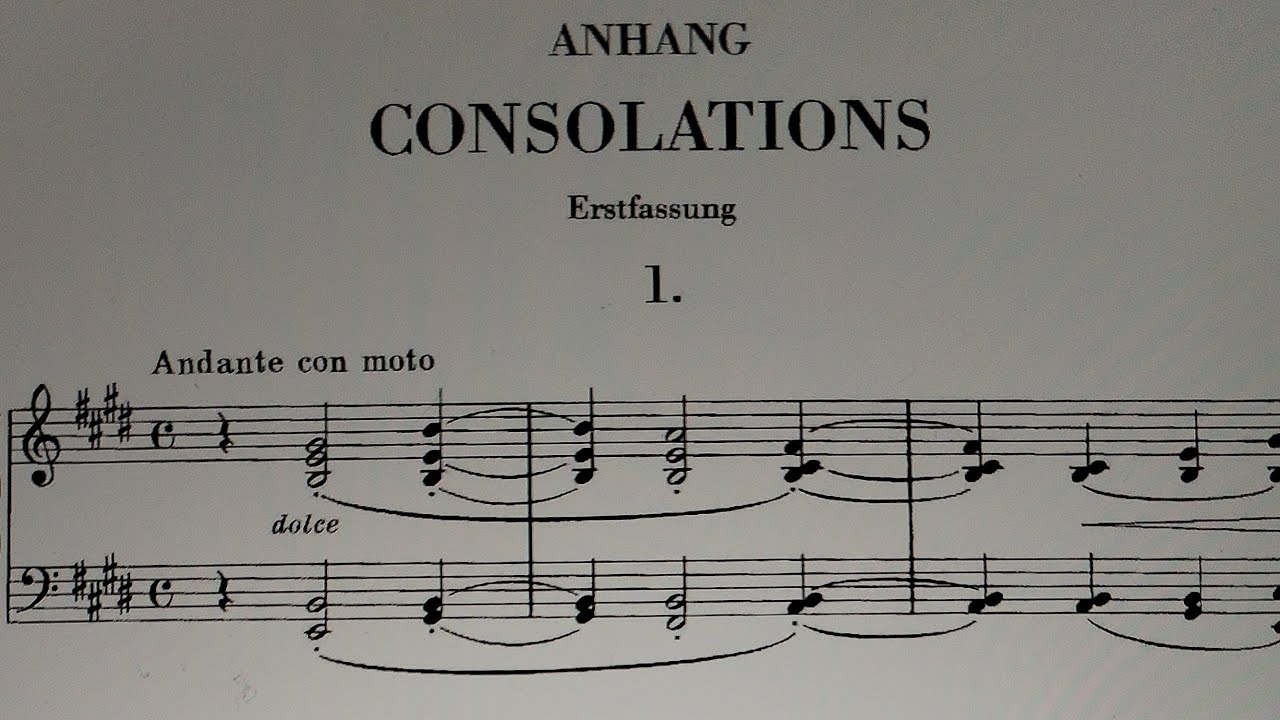 ⚪Lectura a primera vista - Desafío técnico 🎹Consolations 1 et 2 - Franz Liszt