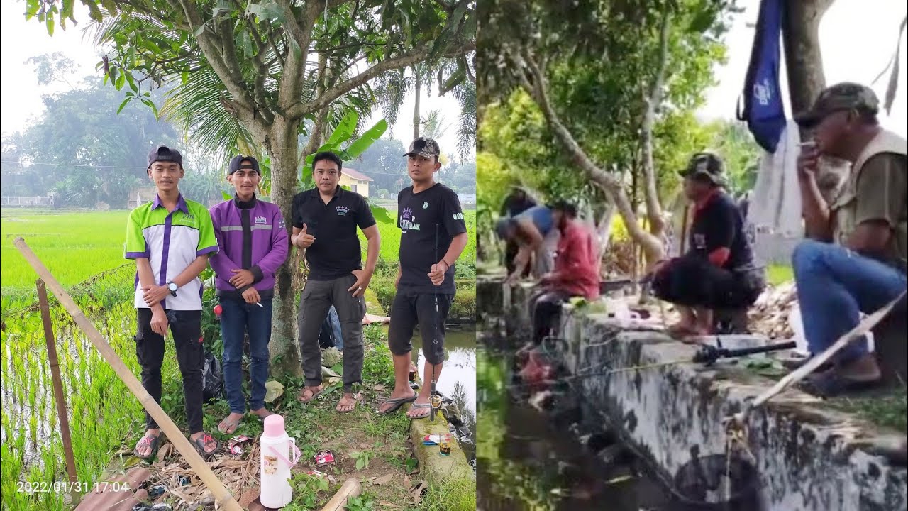 Mancing sambil MaBaMi disekitaran kolam ketika 31 Januari 2022 lanjut dengan edisi generasi lainnya