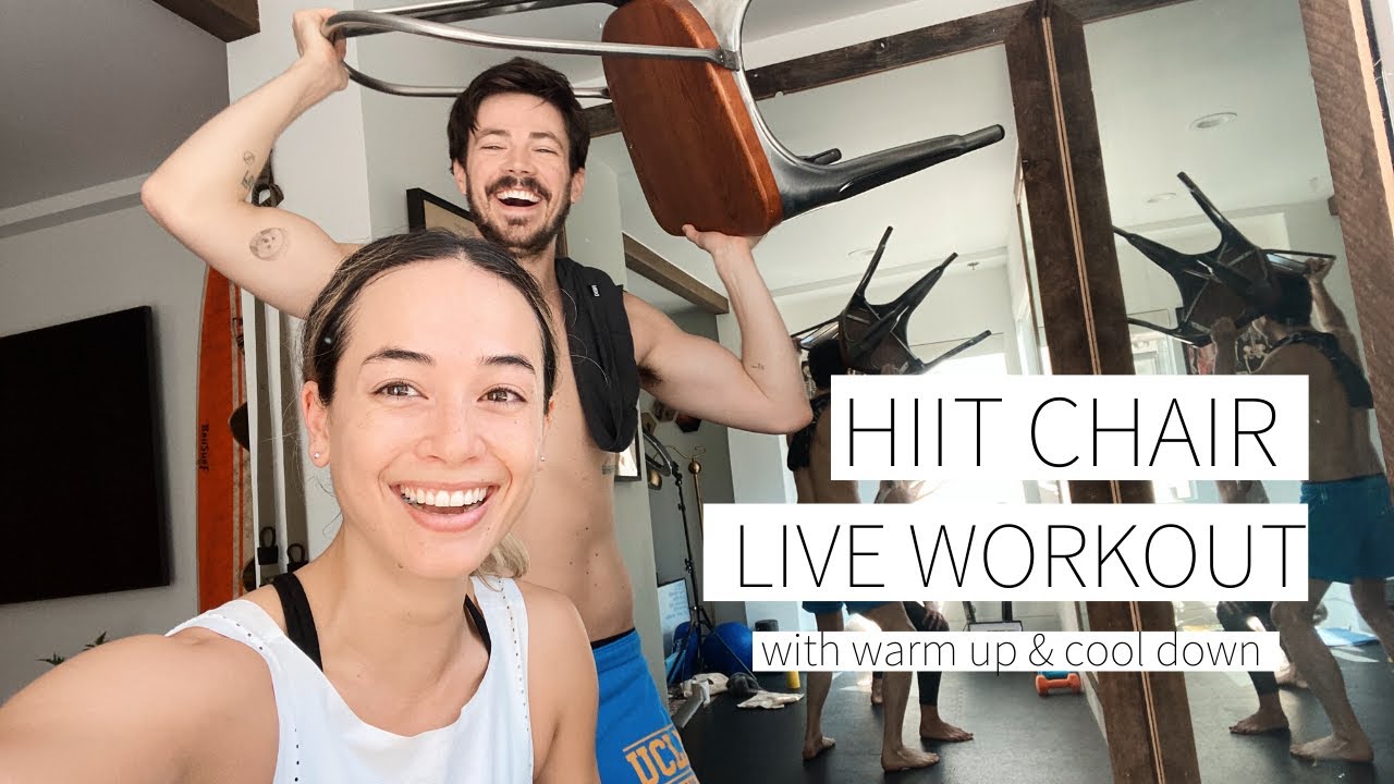 КАРАНТИННАЯ ТРЕНИРОВКА В ПРЯМОМ ЭФИРЕ 15.04.20 — HIIT-тренировка со стулом! | Доктор LA Томас Гастин