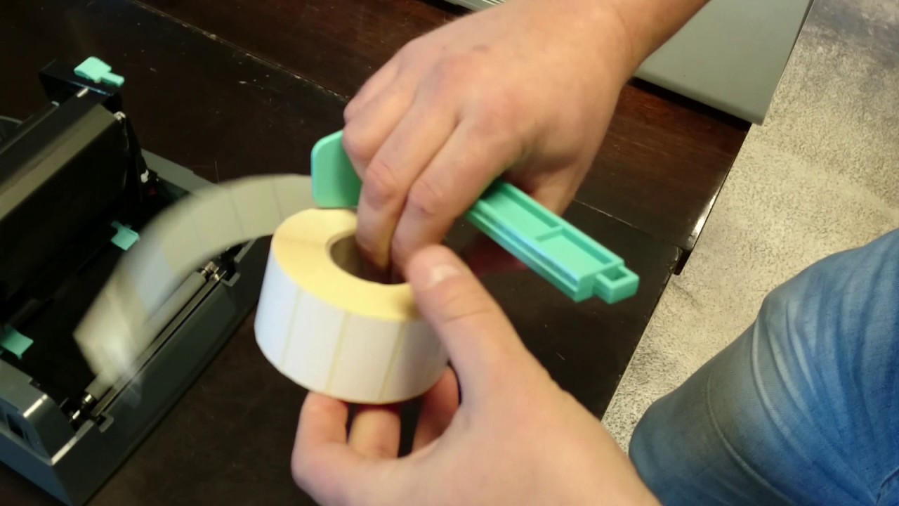 Godex G300 - Label installation (Wymiana etykiet)