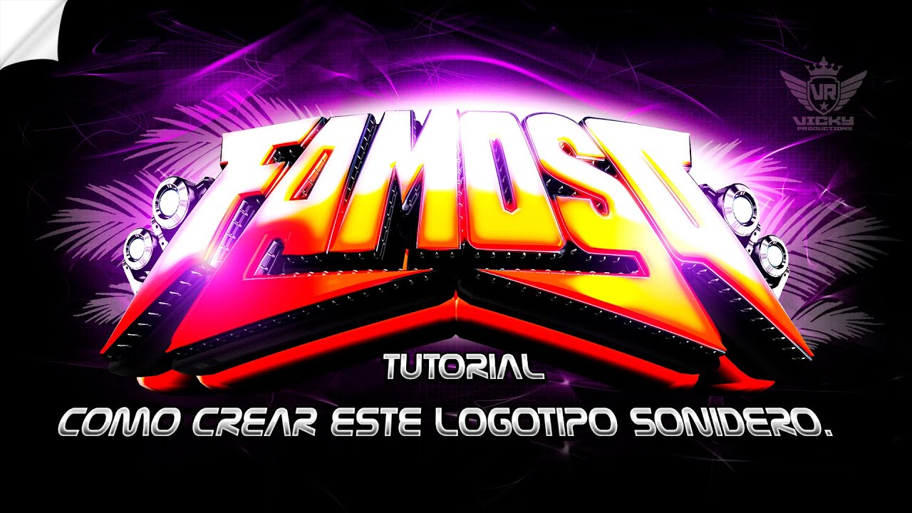 COMO CREAR ESTE LOGOTIPO SONIDERO EN BLUFFTITLER 2021 X (vicky productions)