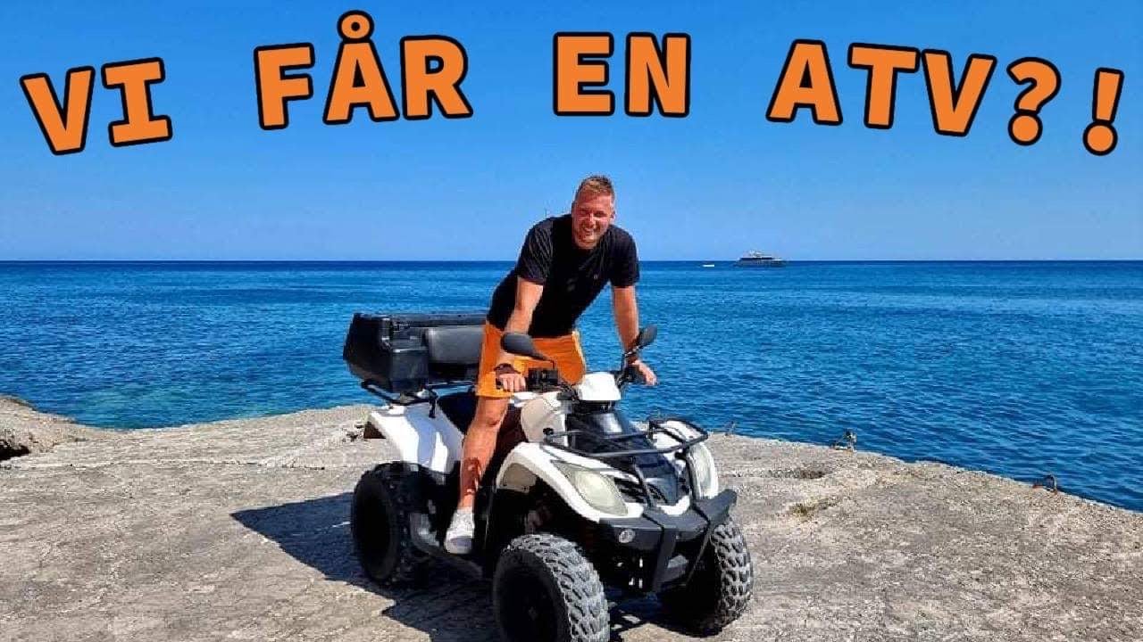 KØRER ATV MED KÆRESTEN #Ferievlog 4