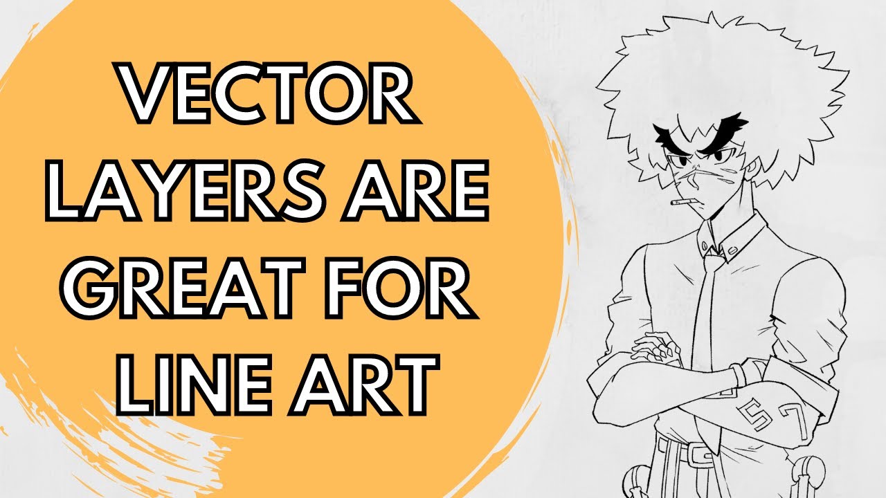 Vector Lines are Great for Inking in Clip Studio Paint