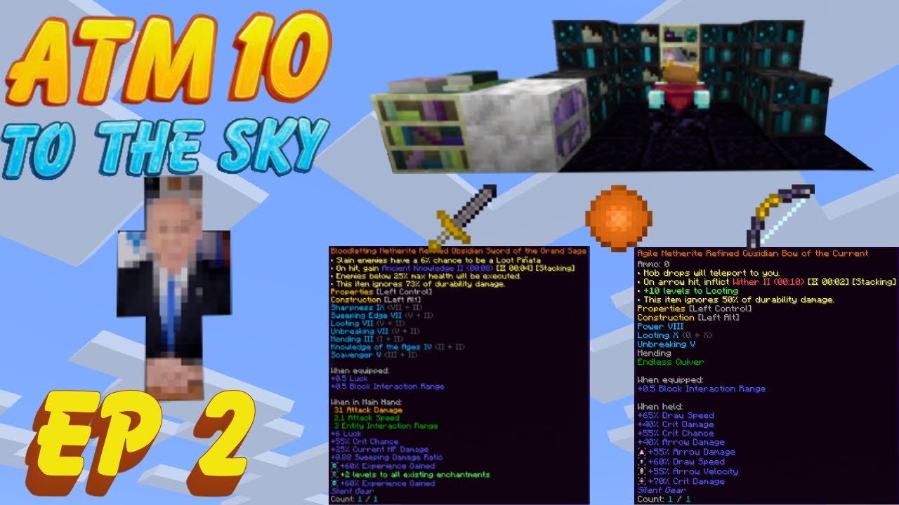 ATM 10 To The Sky | Silent's Gear & Apotheosis MAXED | EP 2