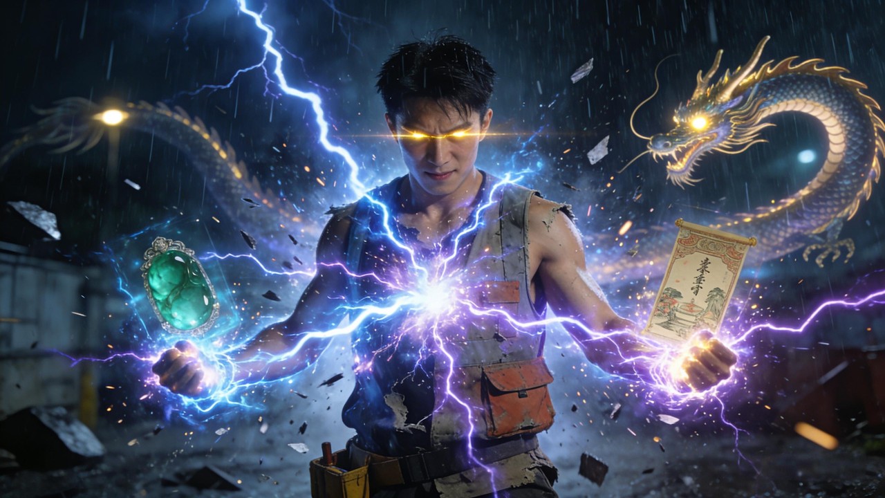 💦💦💦搬運工遭雷劈！覺醒雷霆神手，透視鑑寶無敵，逆襲成玉石帝王！#短剧 #movie #精彩影视 #drama #影视聚焦 #anime #film #影視解説 #搞笑 #穿越 #透视 #鉴宝