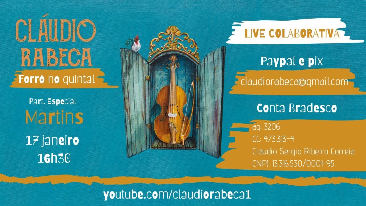 Cláudio Rabeca - Forró no Quintal