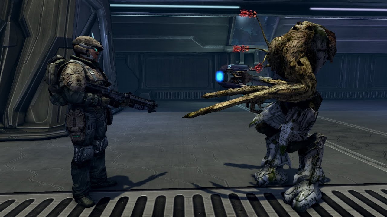 Halo CE Anniversary - Marines VS. Flood