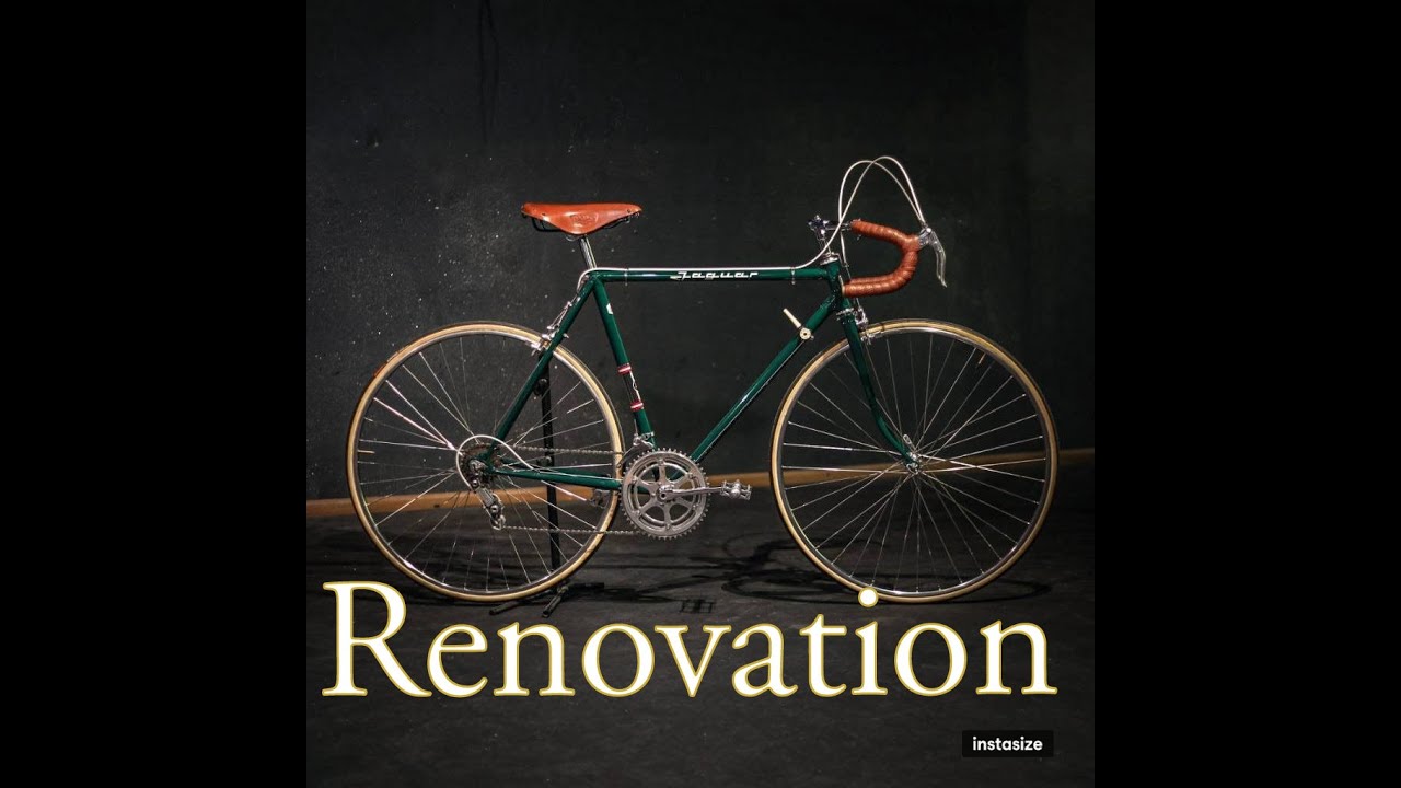 Jaguar. Vintage road bike renovation. (70's) #renovation #jaguar #vintage #roadbike #asmrsounds