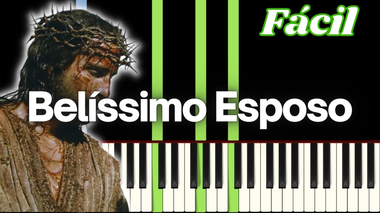 Belíssimo Esposo - Comunidade Católica Shalom | Tutorial Piano / Teclado | Fácil / Iniciante |