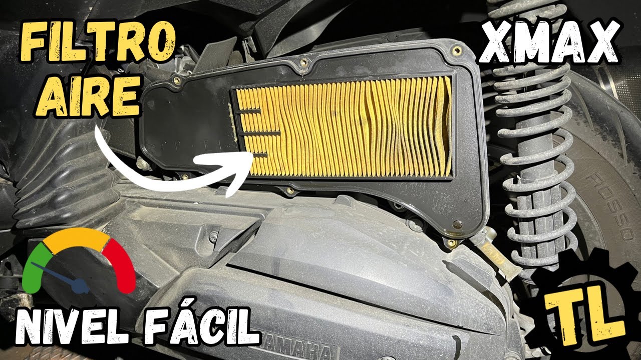 Mantenimiento🛠️FILTRO AIRE YAMAHA XMAX 400🇯🇵 | Mecánica motos🏍️