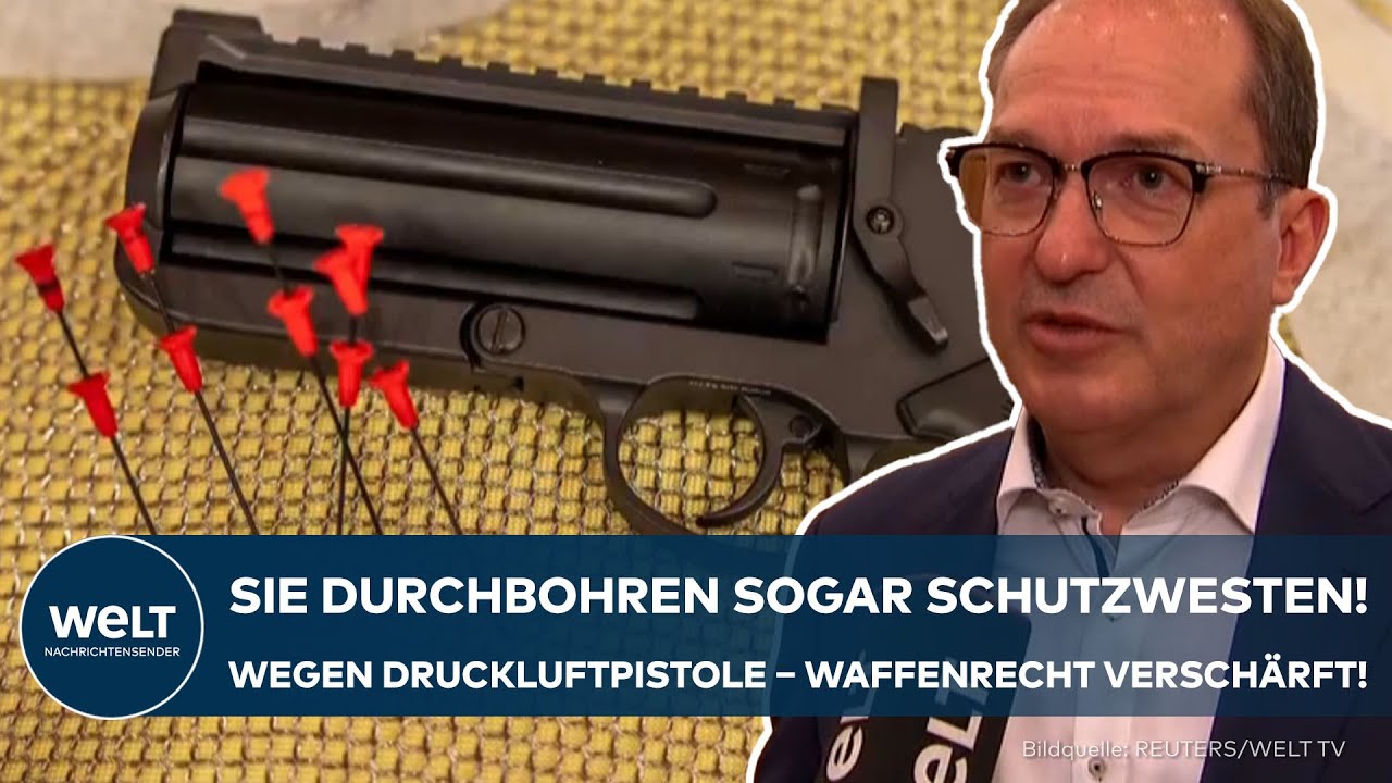TÖDLICHE DRUCKLUFTPISTOLE: Dobrindt verschärft Waffengesetz - "Darf nicht in Verkehr kommen"
