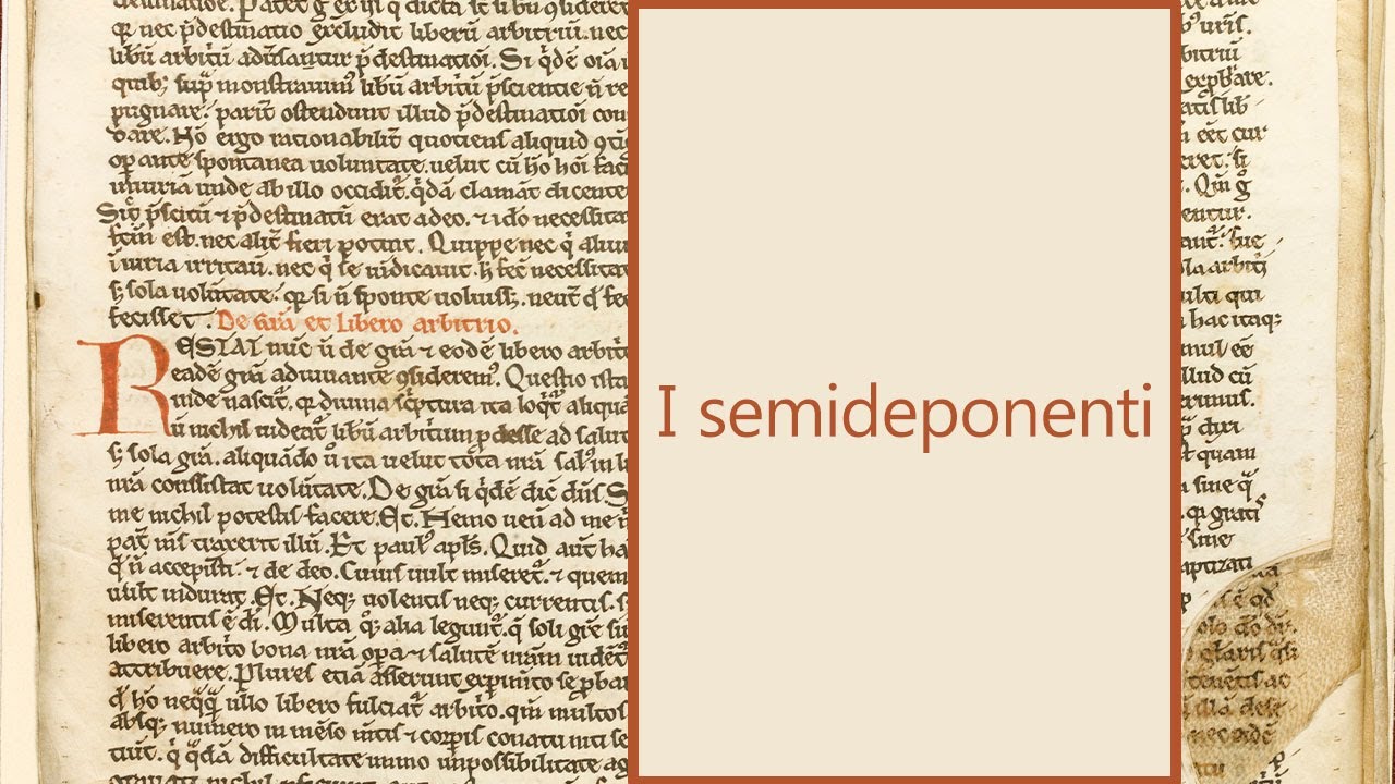 Verbi semideponenti