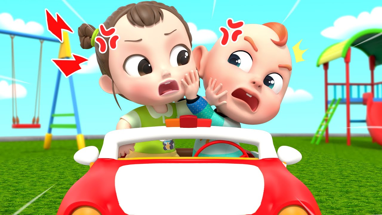 Be Polite at the Playground | Play Safe & Share Song | Rosoo Nursery Rhymes & Kids Songs