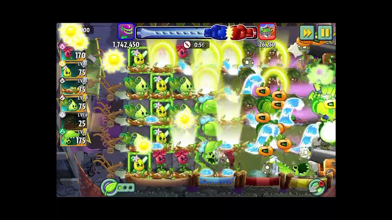 Plants vs Zombies Arena Fight rewards 