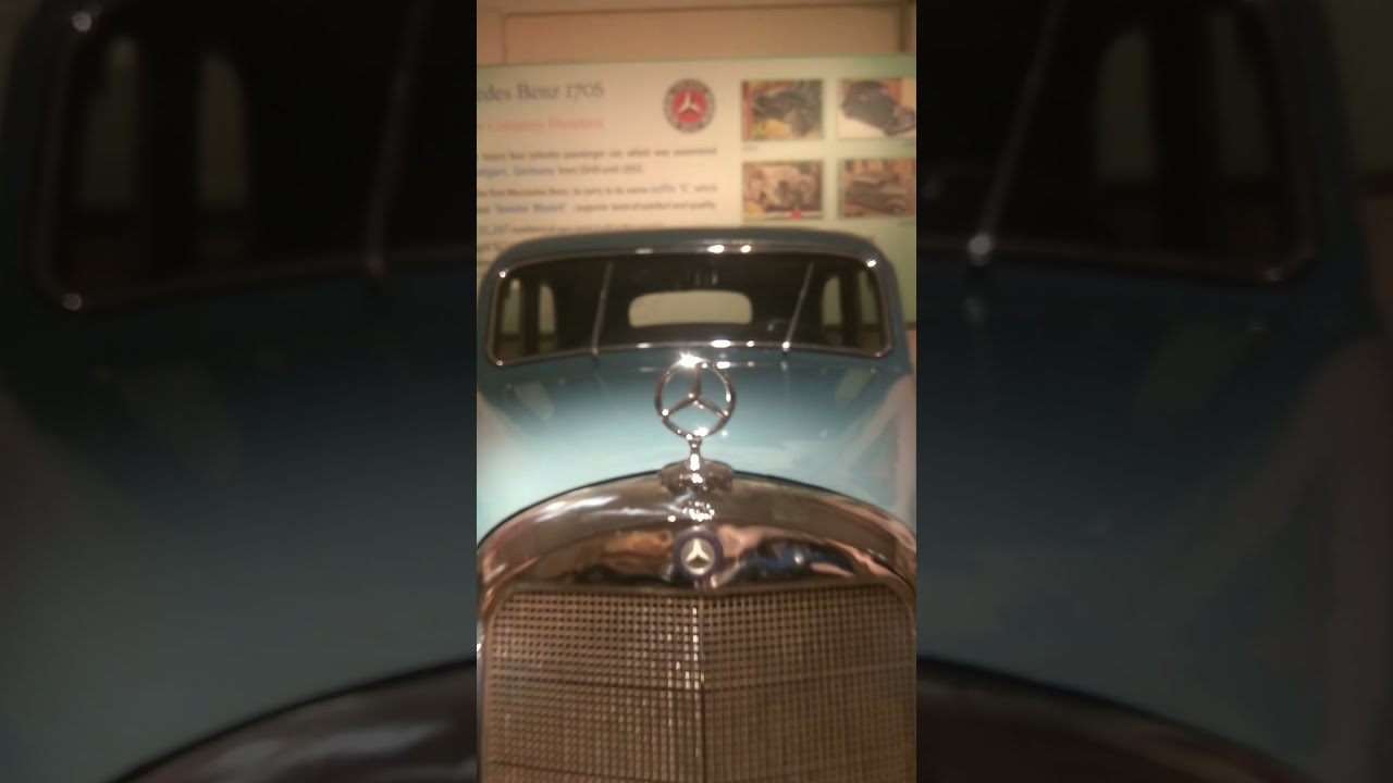 Mercedes Benz 170s Vintage Car 1949 edition at GD Naidu Car Museum 