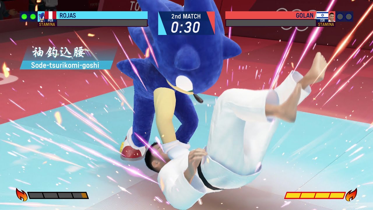 OLYMPIC GAMES TOKYO 2020 (Judo) - 8 Minutes of Sonic Gameplay (4k 60FPS)