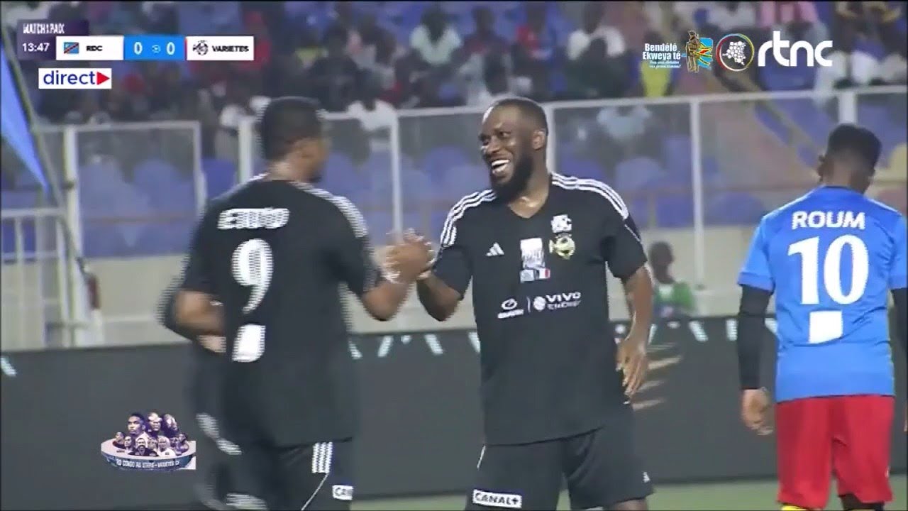 Jay-Jay Okocha Highlights: Match for Peace |  Legends of RDC vs Variétés C.F (2024)