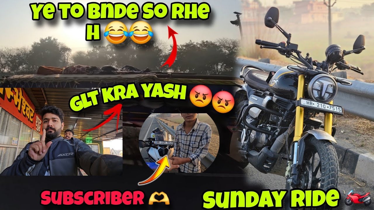 Ride Ke Tym mile subscriber ❤️🫶  | Sunday Ride 🏍️ | Mahashivrati Vale Din Ride 🙏 | HR 21 RONIN