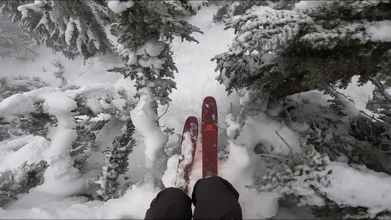Scoping Lines for Deep Week, Skiing at Stevens Pass 2-24-2024