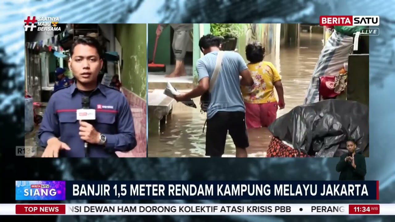 Hujan Lebat Picu Banjir di Kampung Melayu dan Swadarma Petukangan #beritasatu
