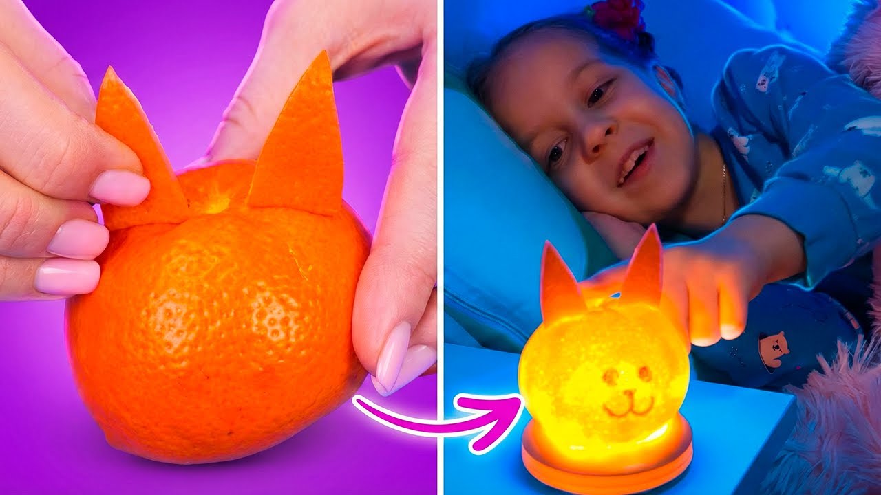 🍊 Wow! 🎨 Fun DIY Ideas for Kids Using Simple Things! 😄✨