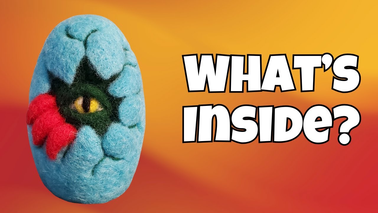 Needle Felted Dragon Egg Tutorial | Step-by-Step Felting Project