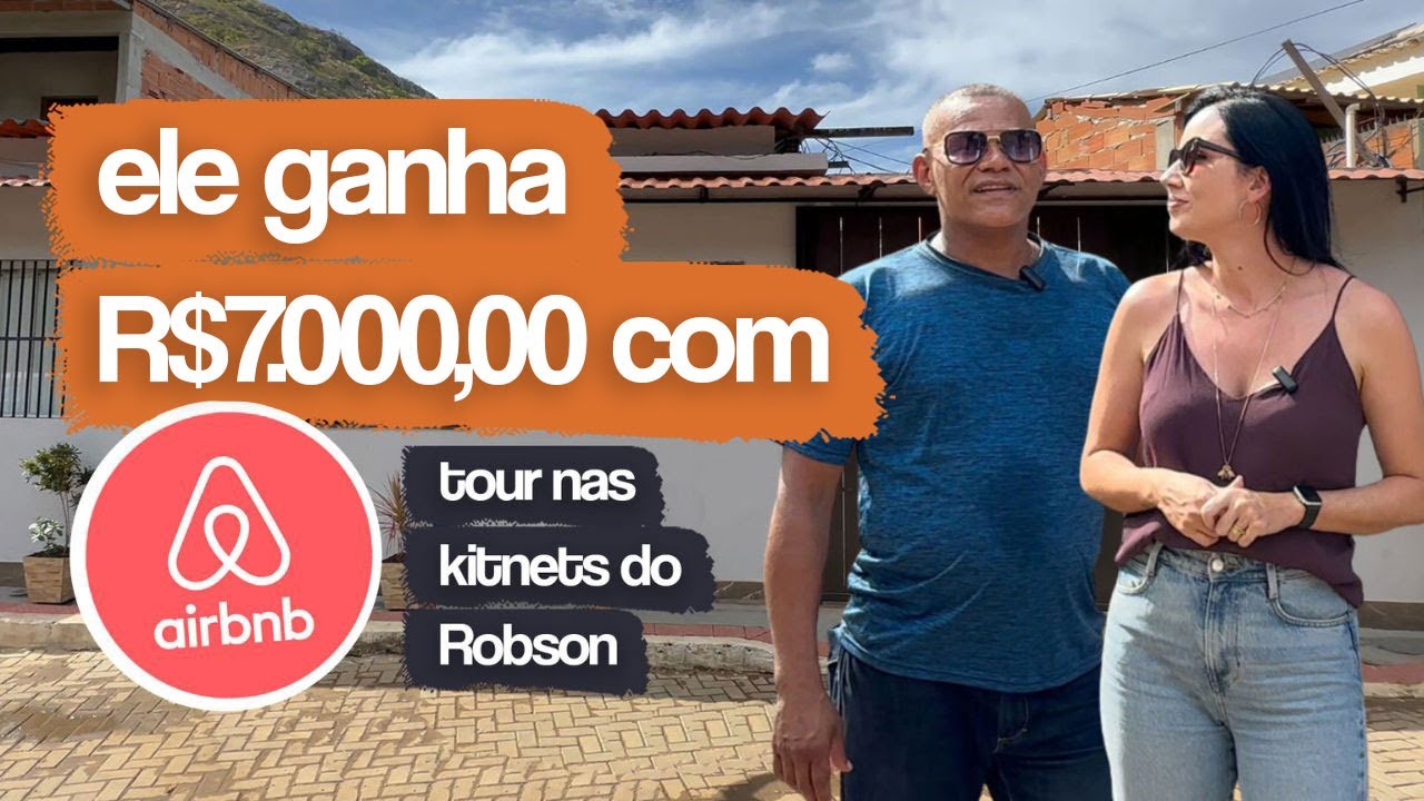 Ele ganha R$7.000 em 3 kitnets por Airbnb! Quer saber como? Tour nas kitnets do Robson em Vila Velha