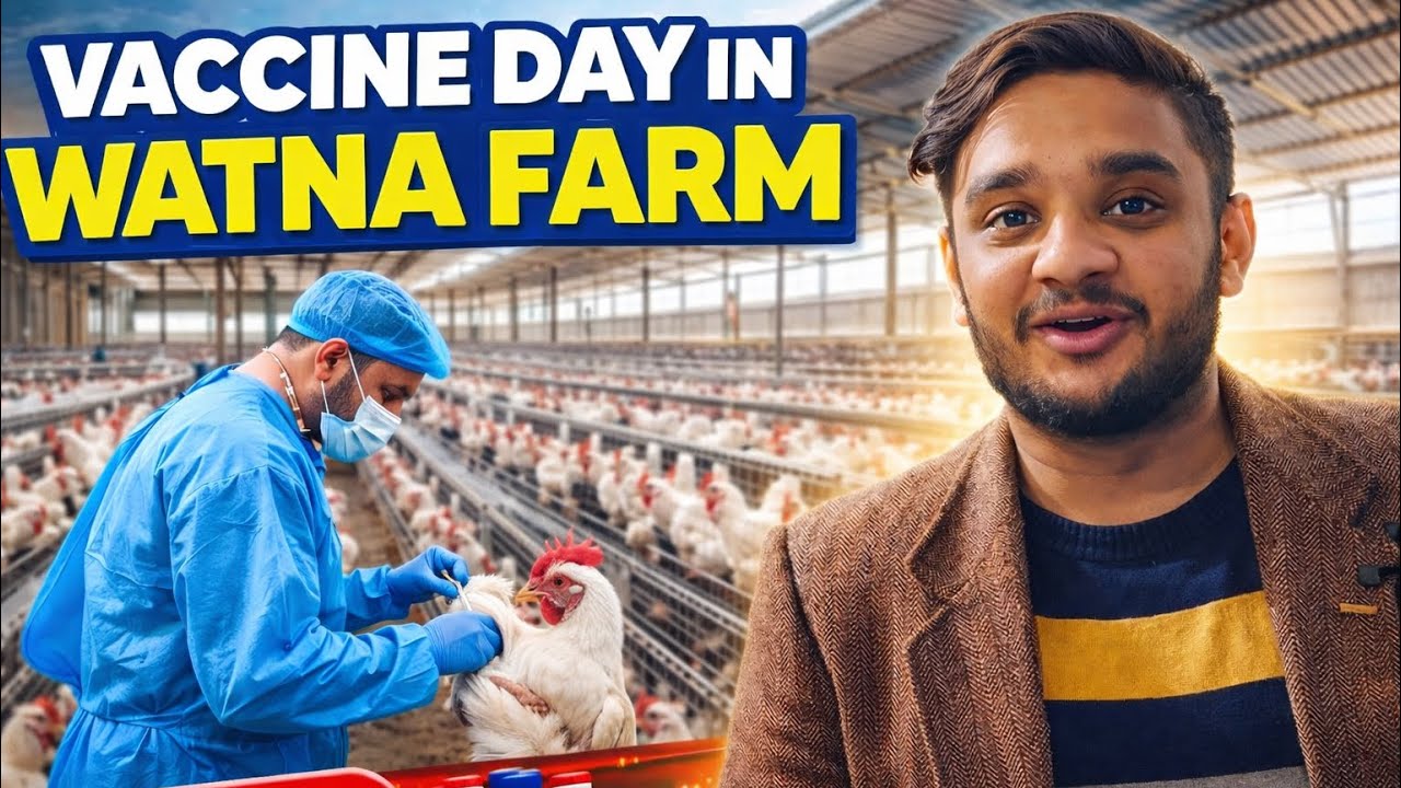 Protecting Thousands of Birds! Vaccine Day at Watna Farm🐔🐥