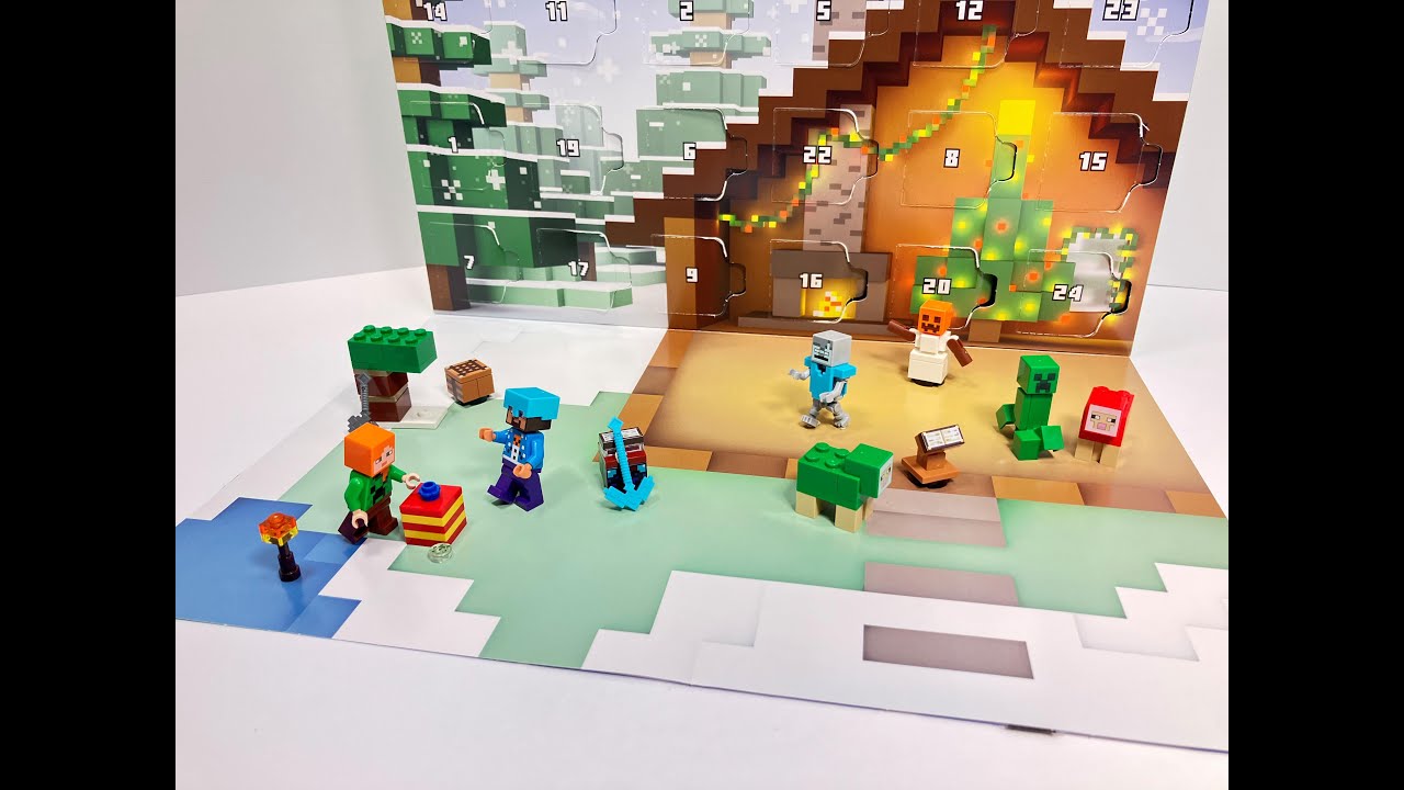 LEGO Minecraft 21280 Advent Calendar 2025 Speed Build